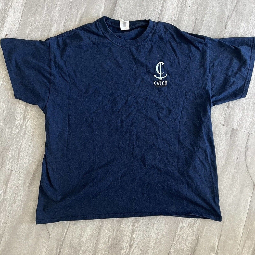 Catch Las Vegas Navy T-shirt, Catch Restaurant Size XL
